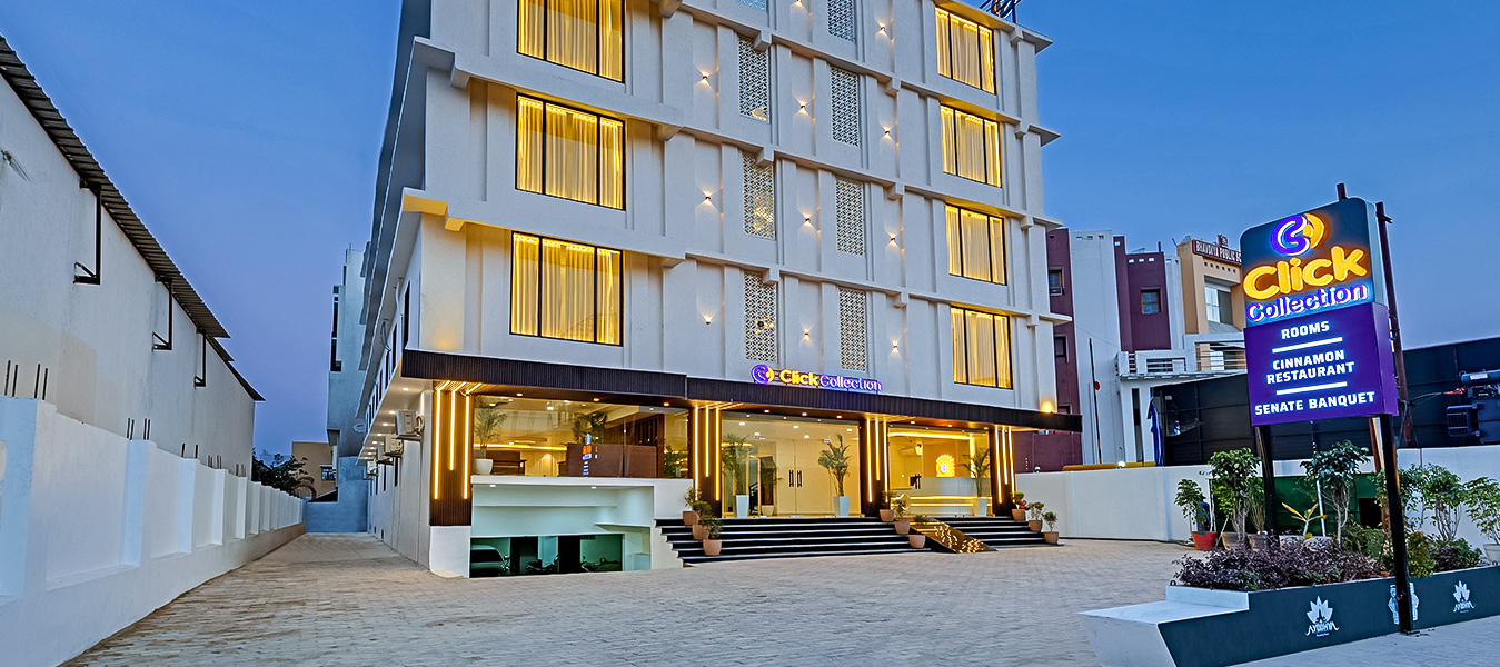 Prime Location: 5-7 minute drive from Shri Ram Janmabhoomi Temple, close to the railway station and bus stand.