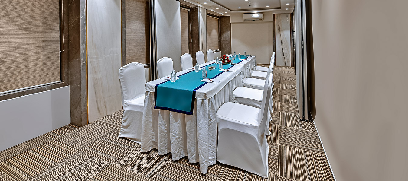 Sophisticated Boardroom: Elegant boardroom for business meetings and events.
