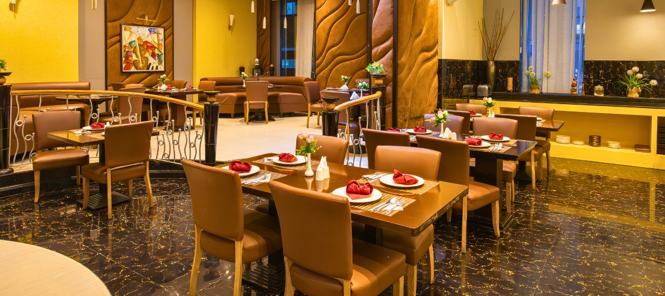 Exceptional Dining: A variety of cuisines served to delight your taste buds.