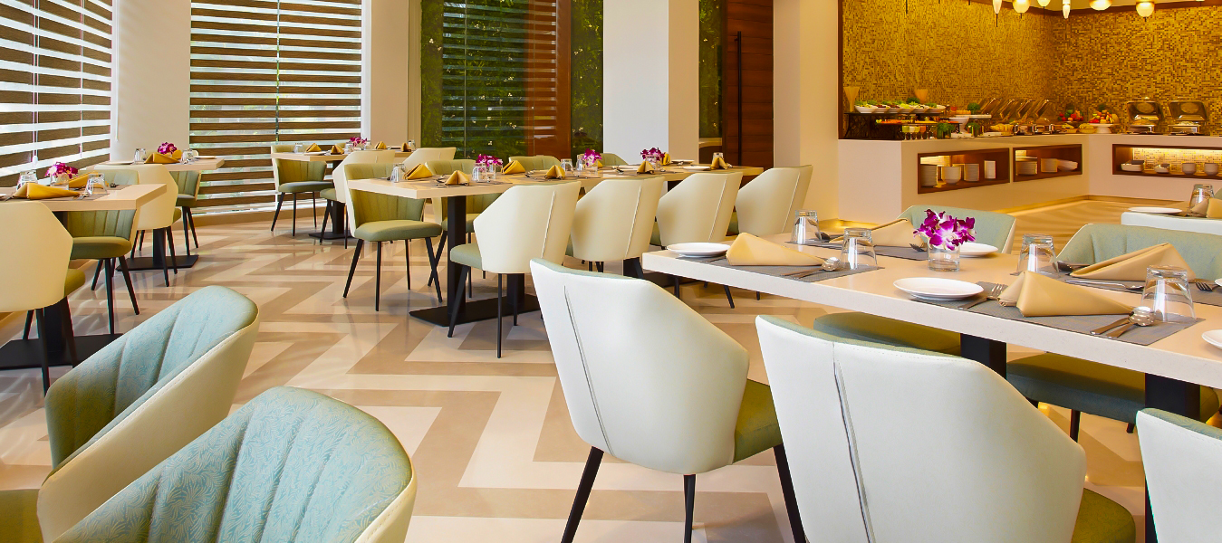 Dining at click hotel bangalore