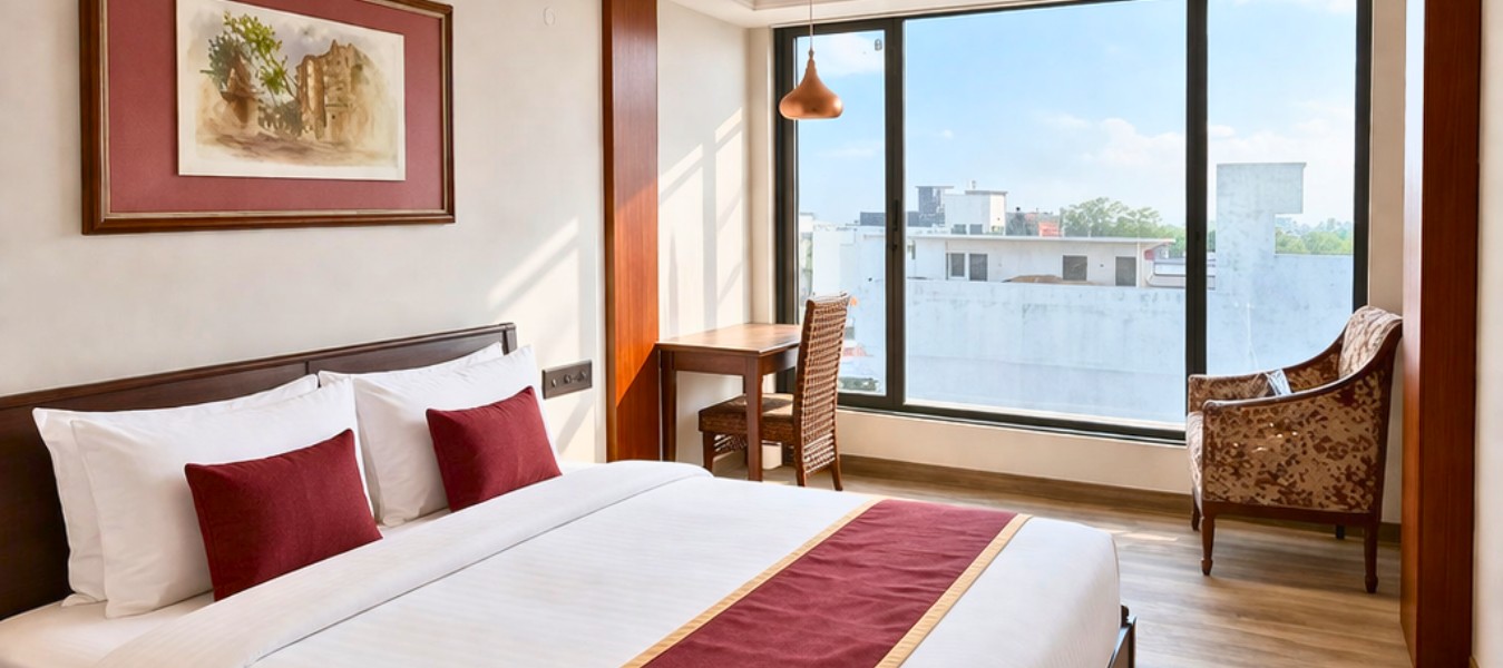 Comfortable Accommodation: Well-appointed rooms designed to offer a relaxed and comfortable stay.