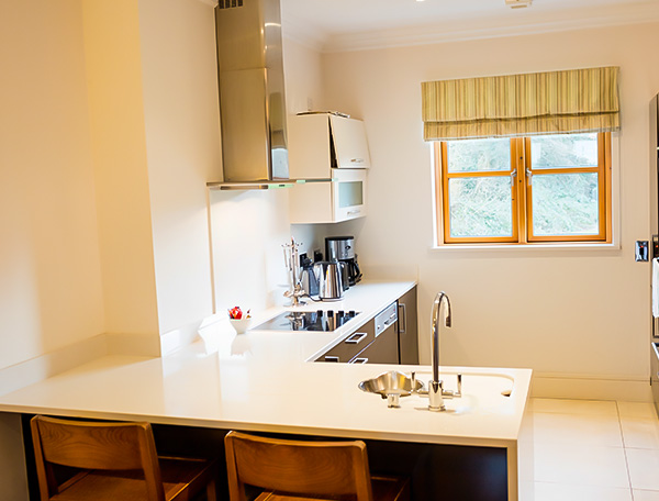 Kitchen in each apartment